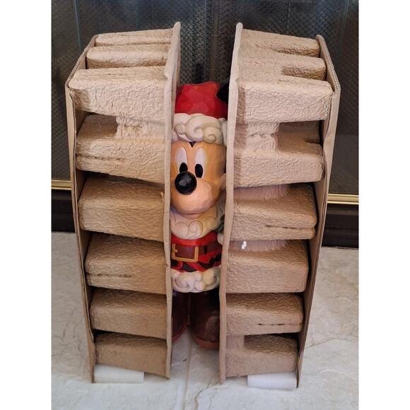JIM SHORE 17” inch Mickey Mouse Old St. Mick Christmas Holiday Greeter By Disney - Picture 13 of 13